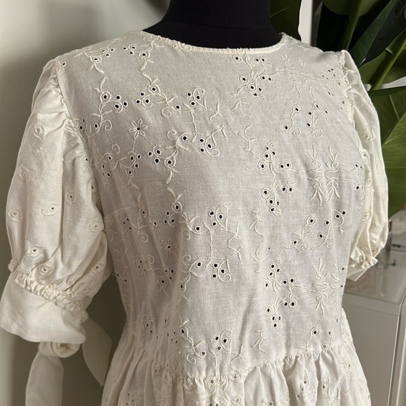 Sunday Best by Aritzia - Oregold Dress - Ivory - Size L - Picture 5 of 11